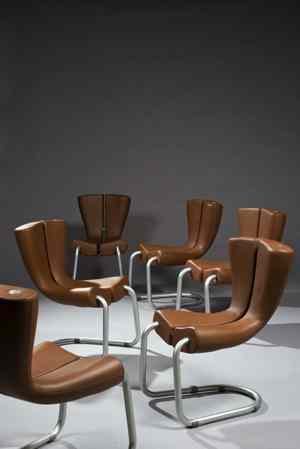 Marc NEWSON - Suite de six chaises modèle Komed